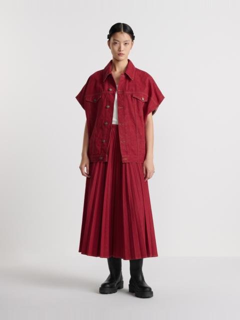 Dior Pleated Mid-Length Skirt