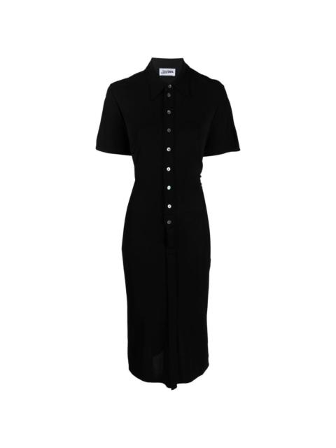 Jean Paul Gaultier open-back midi shirt dress