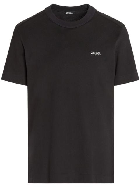 ZEGNA Logo-print Cotton T-shirt