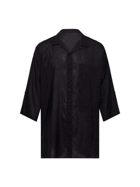 Yohji Yamamoto Shoulder Opened Shirt