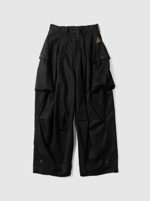 Kapital Gabergine Cotton AODAI Cargo Pants 2026 Black