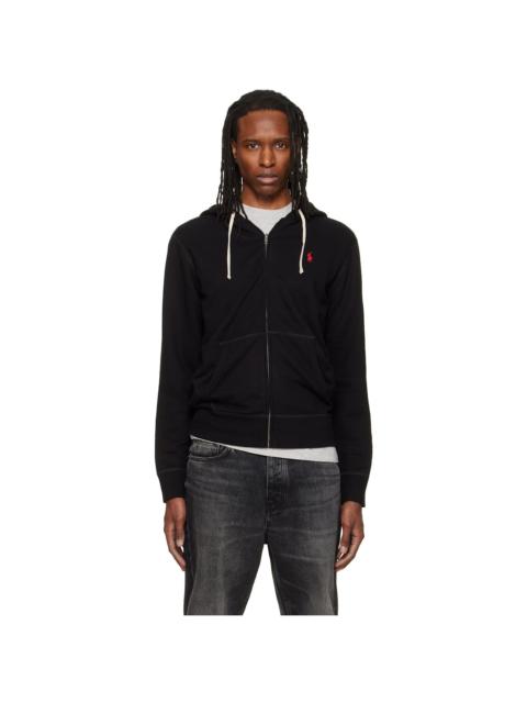 Polo Ralph Lauren Black Fleece Full-Zip Hoodie