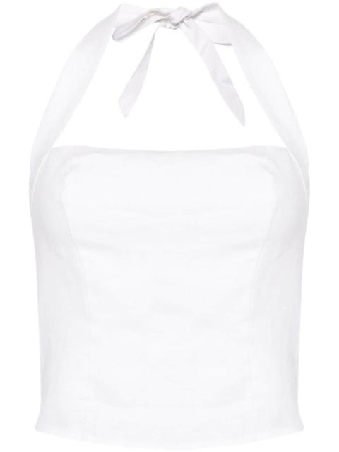 Reformation Malika linen top