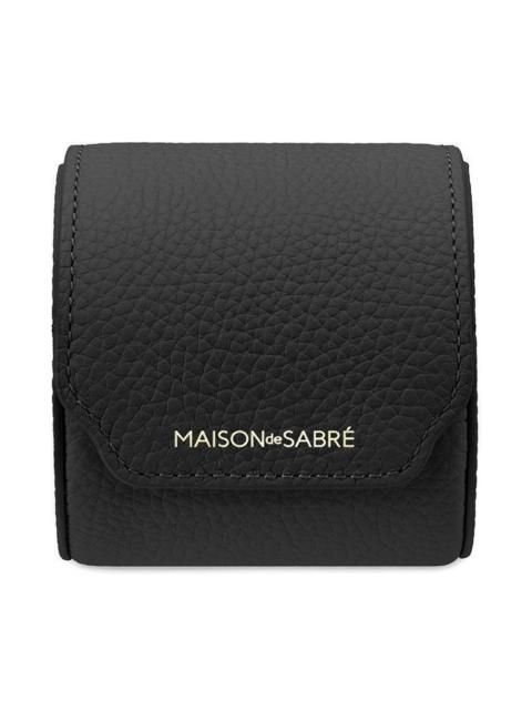 MAISON de SABRÉ snap-button leather watch box