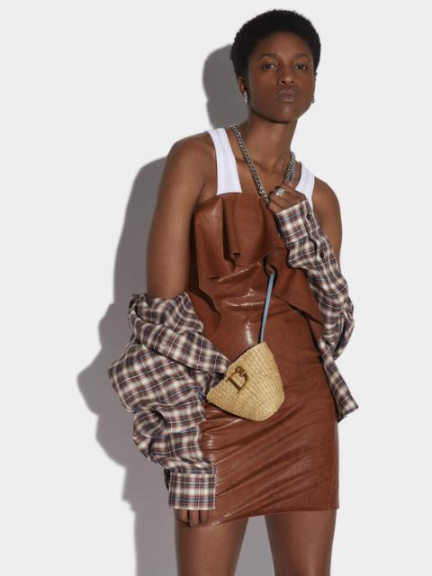 DSQUARED2 FLUTTER BUSTIER DRESS