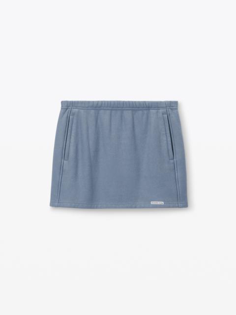 Alexander Wang acid wash miniskirt in cotton