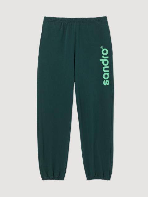 Sandro Oversized logo sweatpants