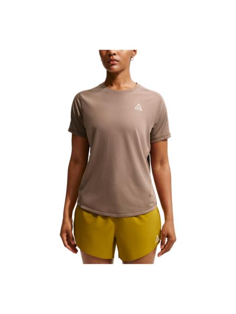 Nike (WMNS) Nike x ACG Dri-FIT T-Shirt 'Mink Brown Summit White' IO9650-214
