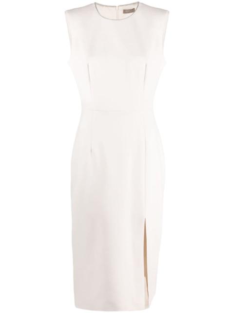 PESERICO sleeveless pencil midi dress