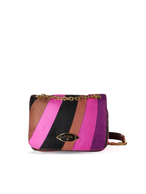 graphic-print crossbody bag