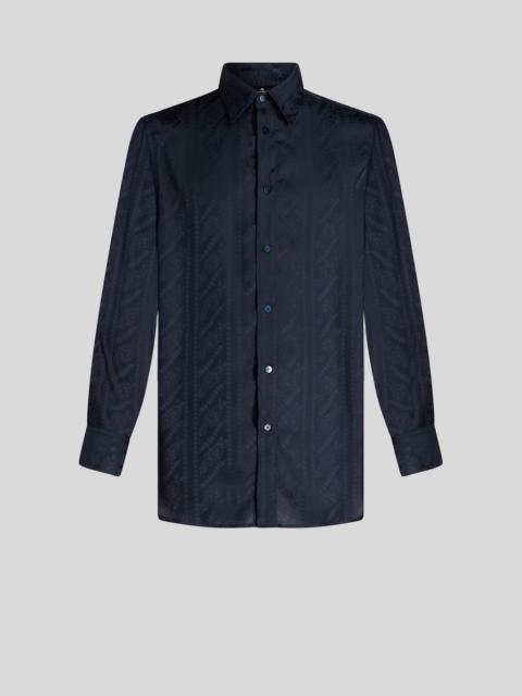 SILK JACQUARD SHIRT