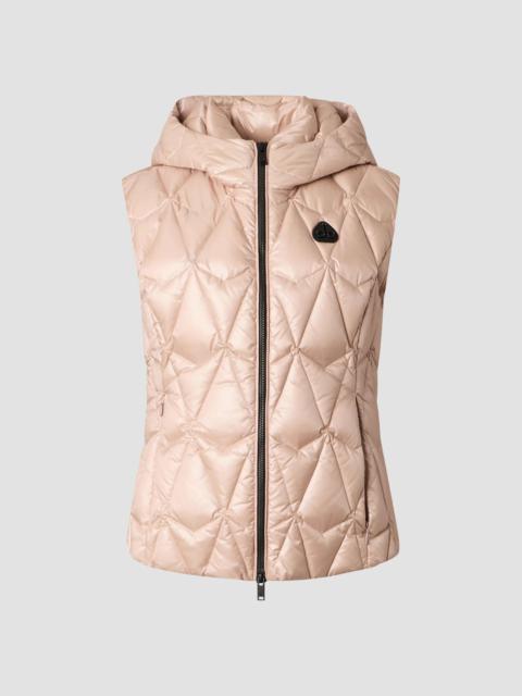 MOOSE KNUCKLES Women's Iceberg Down Puffer Vest - Rosewood