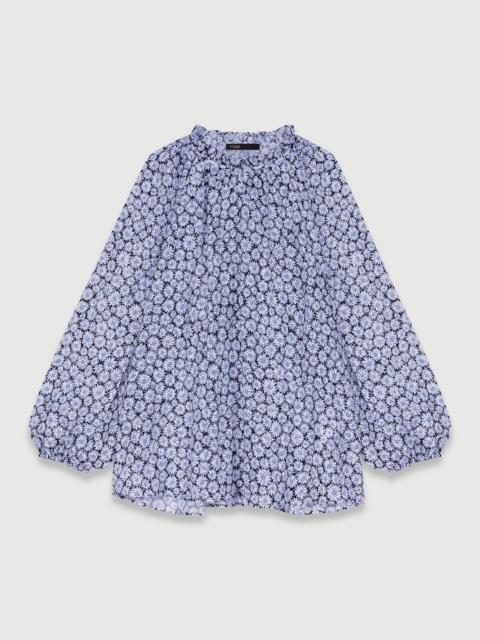 maje Floral blouse