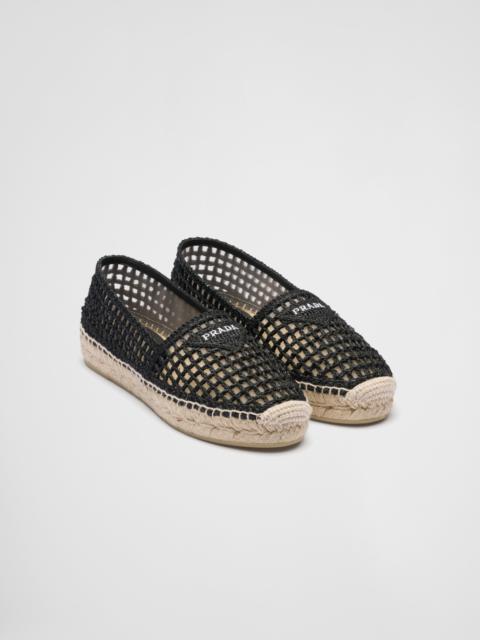 Prada Crochet espadrilles