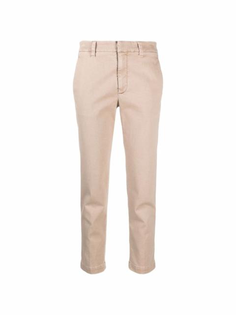 Brunello Cucinelli cropped cotton chino trousers