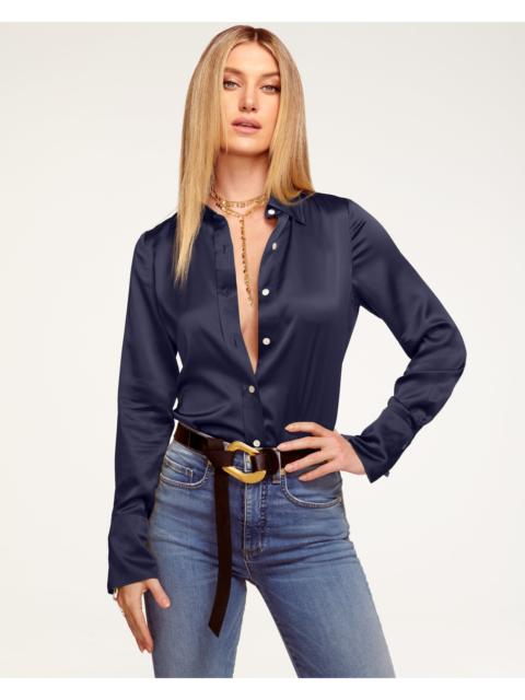 RAMY BROOK Victoria Silk Button Down Blouse