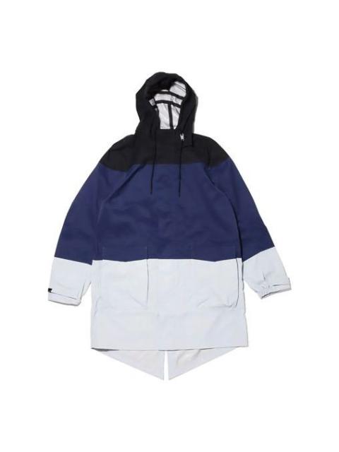 Nike Men's Nike Lab Colorblock Sports Hooded Windbreaker Jacket Multicolor 'Black Navy Grey' CD6391-010