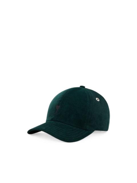 AMI Paris Ami de Coeur corduroy baseball cap