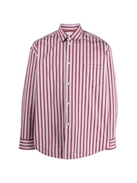 NAMACHEKO striped cotton shirt
