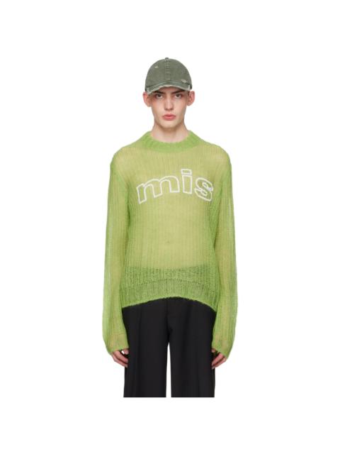 Green Unbrushed Sweater