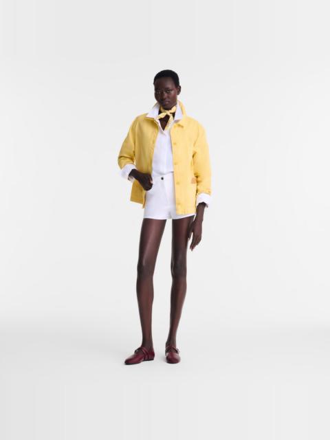 Longchamp Jacket Yellow Chick - Overdyed cotton