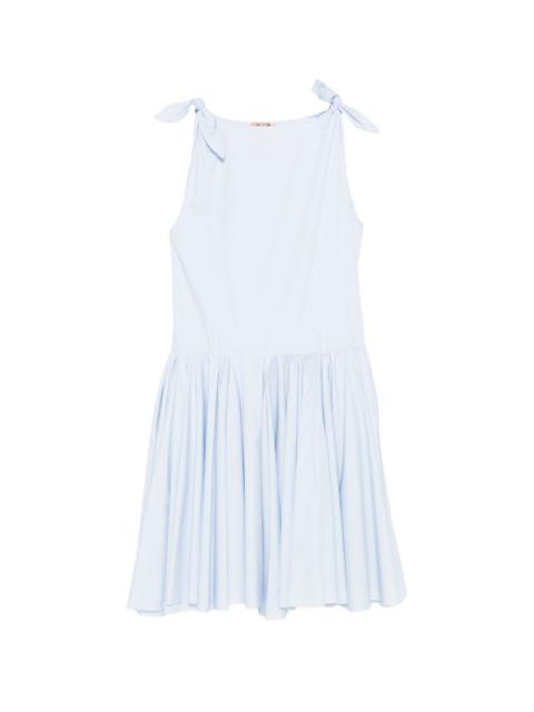 N°21 tie strap gathered dress
