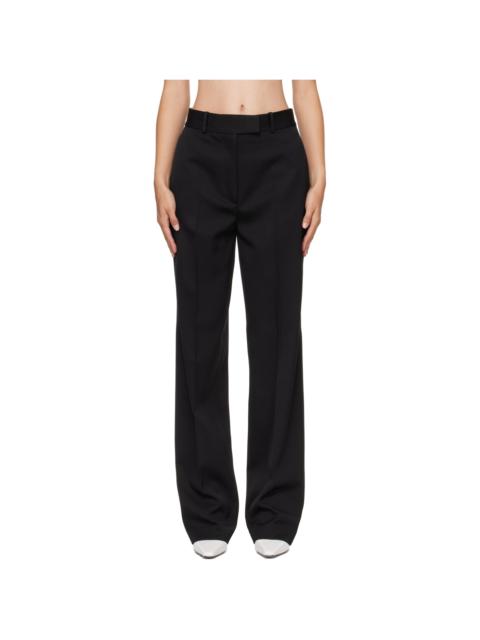 RÓHE Black Kee Straight Leg Tailored Trousers