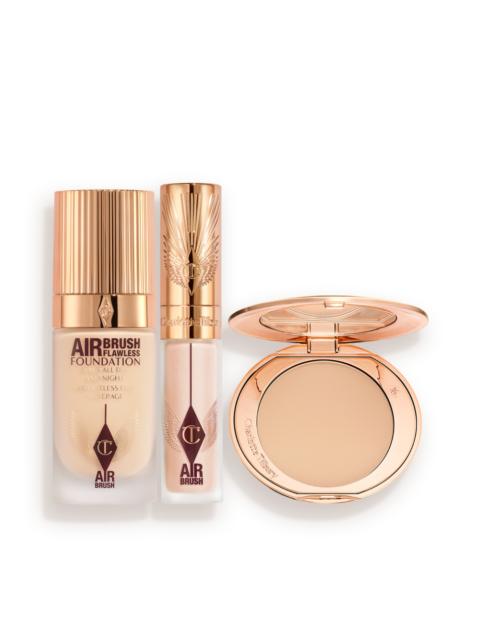 Charlotte Tilbury AIRBRUSH FLAWLESS PERFECT, CONCEAL & BLUR TRIO FACE KIT