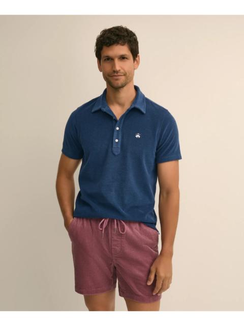 Brooks Brothers Cotton Blend Terry Cloth Polo Shirt