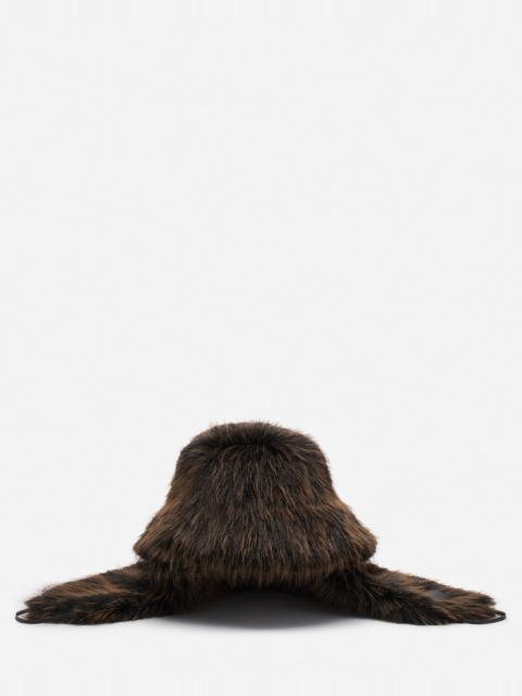 Lanvin LANVIN X FUTURE FAUX FUR FISHERMAN HAT