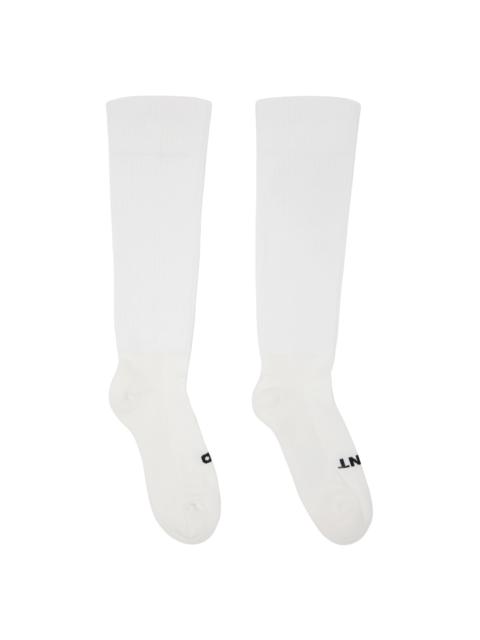 White 'So Cunt' Socks