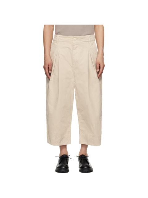 Beige 'The Etcher' Trousers