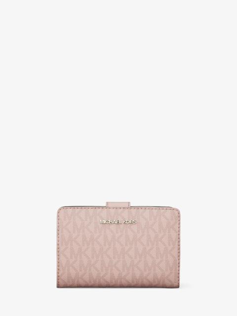 MICHAEL KORS Jet Set Medium Signature Logo Bi-Fold Wallet