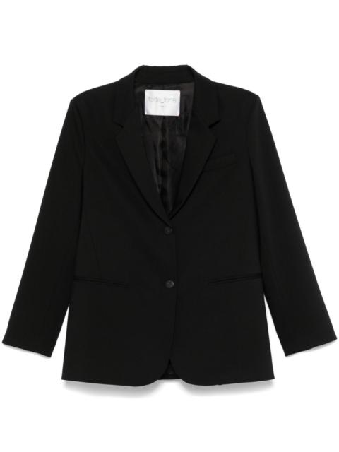 forte_forte twill-weave blazer