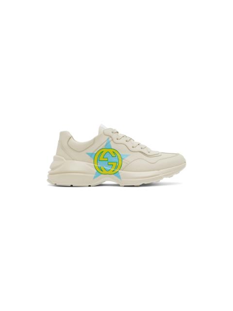 GUCCI Beige Rhyton Sneaker