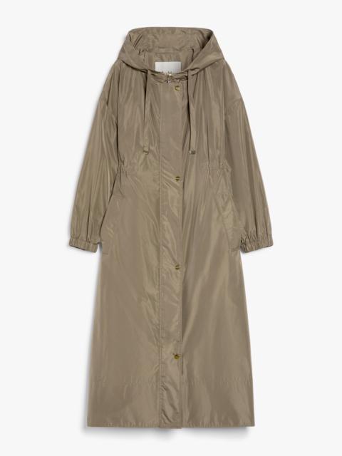 Max Mara TEODORO Long, water-repellent taffeta parka