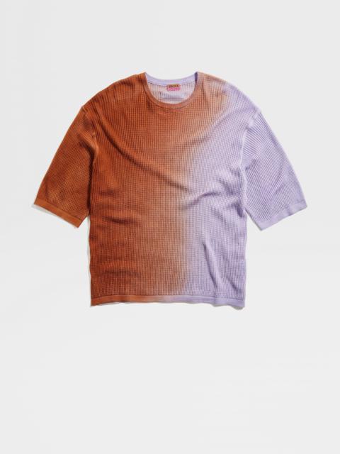 ZEGNA ZEGNA X THE ELDER STATESMAN COTTON AND CASHMERE T-SHIRT