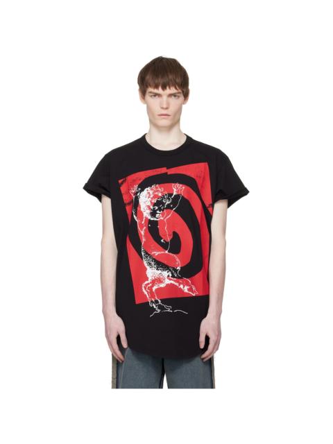 Vivienne Westwood Black Swirl Longline T-shirt
