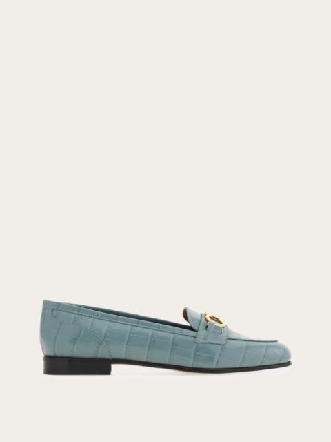 FERRAGAMO Gancini ornament moccasin