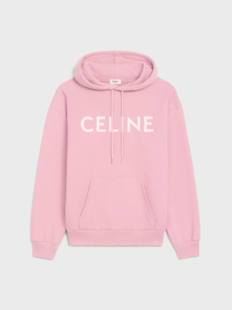 CELINE Loose Celine hoodie in Cotton fleece