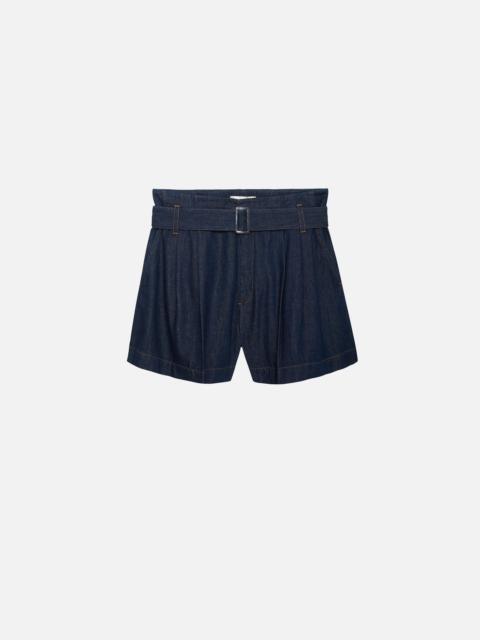 FRAME The Paper Bag Short in Rinse