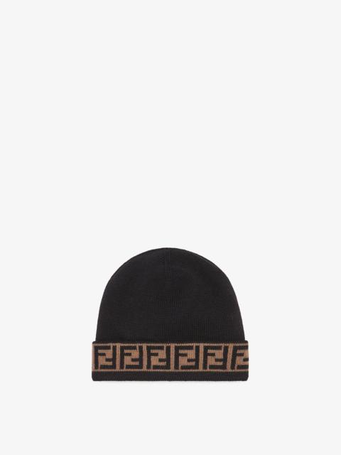 FENDI Black wool hat