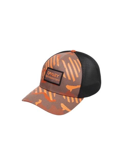 OAKLEY B1B HDO Patch Trucker Hat "Orange Stripe / Grip Camo" FOS900906 9YW
