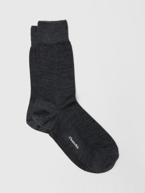 Church's Herringbone Wool Socks