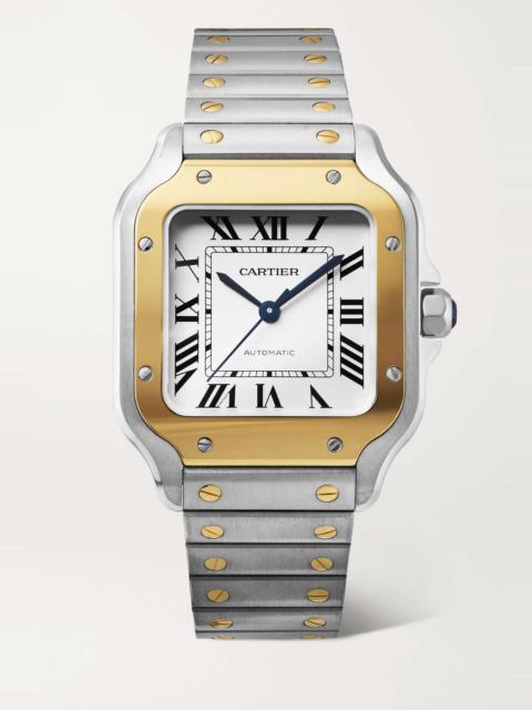 Santos de Cartier Automatic 35mm medium stainless steel and 18-karat gold watch