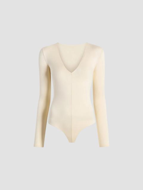 commando Women's Prima Ballet Deep V Bodysuit - Ivory