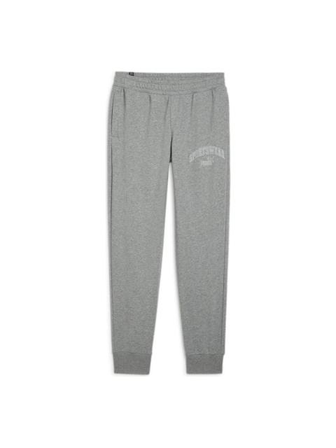 PUMA PUMA ESS+ LOGO LAB Sweatpants 'Grey Heather' 682505-03