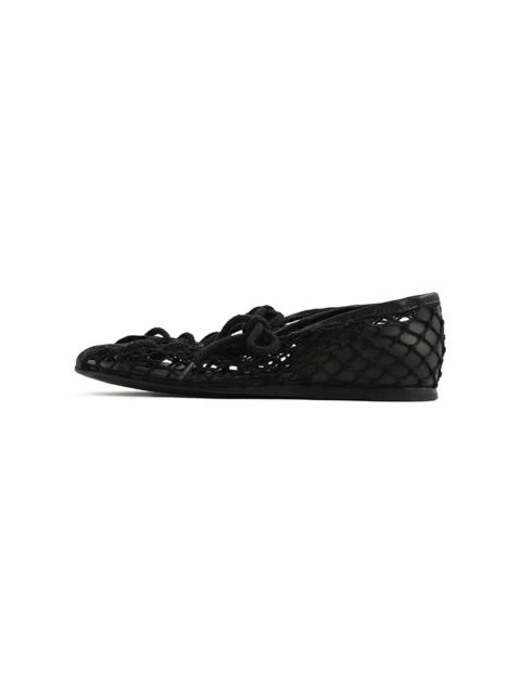 visvim NORA CROCHET-FOLK W BLACK