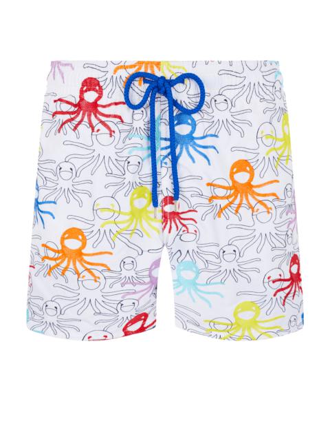 Men Swim Trunks Embroidered Multicolore Medusa - Limited Edition