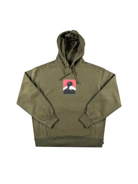 Supreme Supreme Cross Box Logo Hooded Sweatshirt 'Light Olive